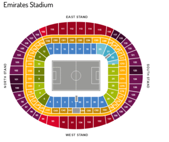 Arsenal vs Paris-Saint-Germain billets